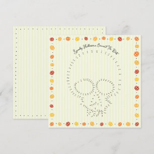 Tarjeta de conexión fantasmal de Halloween