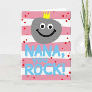 Tarjeta de Confeti del Día de la Madre a Rayas