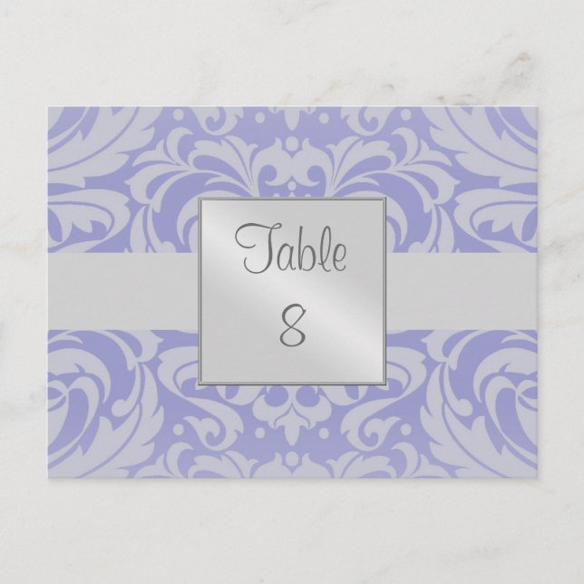 Tarjeta de configuración de tabla azul de cinta de (Anverso)