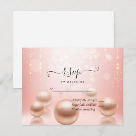 Tarjeta De Confirmación De Asistencia 30º Aniversario de Boda de Perla