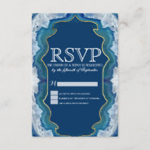 Agate Elegant Bonito Blue Geode Pattern