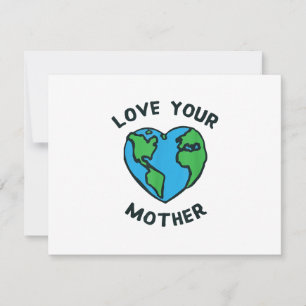 Tarjeta De Confirmación De Asistencia Ama el Corazón de la Madre Tierra