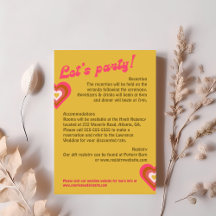 Amarillo brillante, Naranja, Boda rosado de los 70