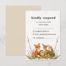 Amigos del Bosque Baby Shower Animal