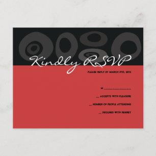 Tarjeta De Confirmación De Asistencia ANTIGUO Bar TREE Bat Mitzvah Reply Card2