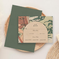 Antique Japanese Kimono Bamboo Wedding