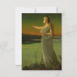 Tarjeta De Confirmación De Asistencia Ariadna en Naxos John Atkinson Grimshaw 