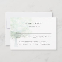 Tarjeta De Confirmación De Asistencia Arroz mojado