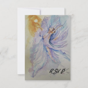 Tarjeta De Confirmación De Asistencia Ballerina