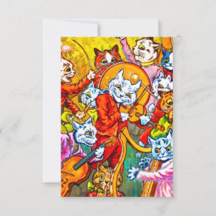 Tarjeta De Confirmación De Asistencia Banda musical de Cat