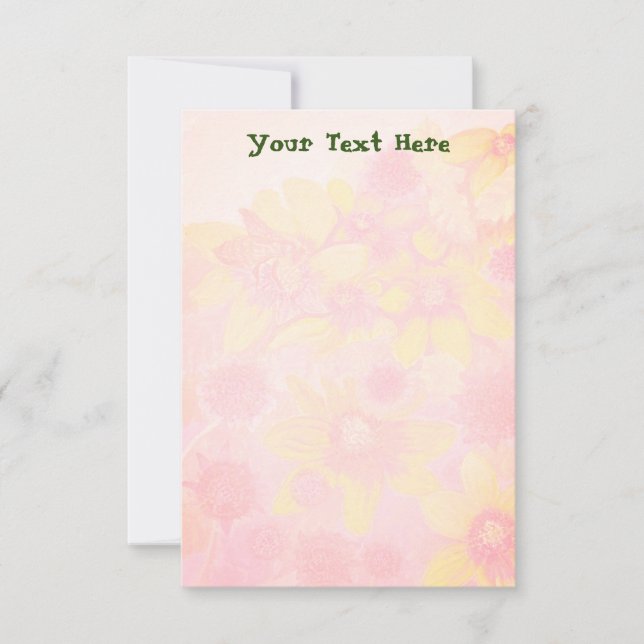 Tarjeta De Confirmación De Asistencia Bee Boda (Anverso)