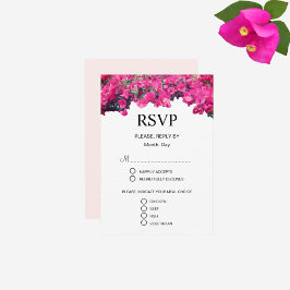 Tarjeta De Confirmación De Asistencia Bella Boda Floral