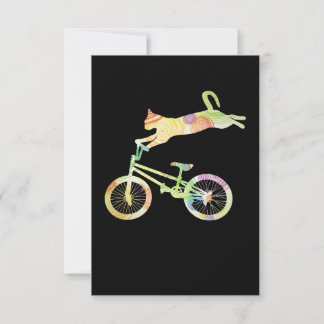 Tarjeta De Confirmación De Asistencia Bicicleta para gatos - Tu colección de regalos