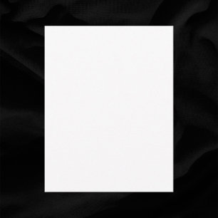 Tarjeta De Confirmación De Asistencia Boda blanco simple de 4,25" x 5,5"