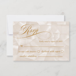 Tarjeta De Confirmación De Asistencia Boda Caligrafía Boho Chic