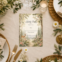 Boda caprichosa en el bosque de Woodland
