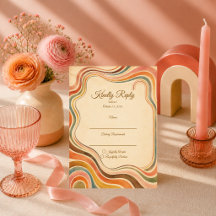 Boda caprichosa retro arcoíris