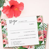 Boda con elección de comida de Hibiscus Tropical a