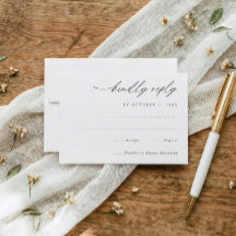 Boda con letra elegante simple