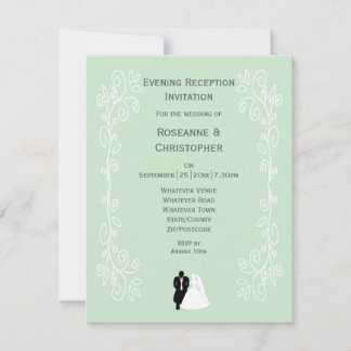 Tarjeta De Confirmación De Asistencia Boda De Diseño De Novias Y Tonos De Mentina