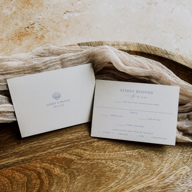 Tarjeta De Confirmación De Asistencia BODA de elección de comida costera CAPE COD (Subido por el creador)