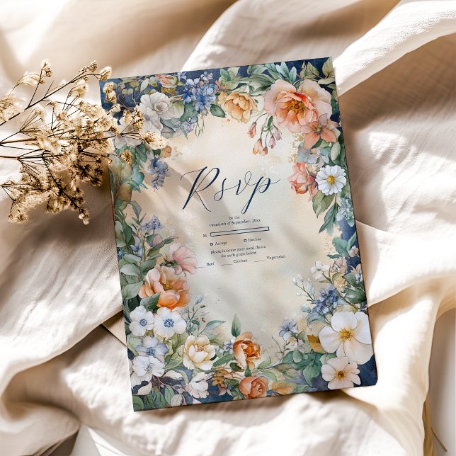 Tarjeta De Confirmación De Asistencia Boda de Elegancia Real de Victoria (Subido por el creador)