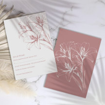 Boda de esquema de Lily Rosa