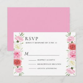 Tarjeta De Confirmación De Asistencia Boda de Eucalyptus Floral