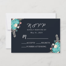 Boda de Flores Azules de Marina