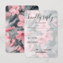Boda de flores rosadas personalizadas con hojas ve