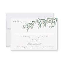 Boda de follaje verde elegante