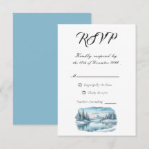 Boda de invierno en el lago de Snowy Mountain