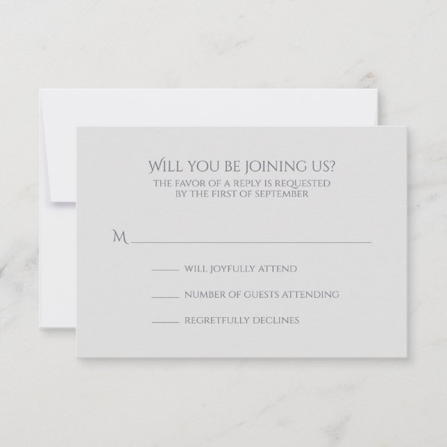 Tarjeta De Confirmación De Asistencia Boda de Iris al Acuarela (Anverso)