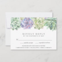 Boda de la elección de la comida de los suculentos