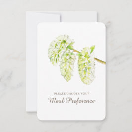 Tarjeta De Confirmación De Asistencia Boda de la elección de la comida gafas verdes tarj