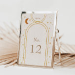 Tarjeta De Confirmación De Asistencia Boda de las Estrellas Celestes Vintage Moon Número<br><div class="desc">Nuestra colección "Boda Celestial Vintage" presenta un esquema de colores que va desde el naranja quemado hasta la terracota imitando las vibraciones de la puesta de sol profunda que trascienden a una noche gloriosa. Con acento de Relieve metalizado falso texturizado en bordes, luna y estrellas en oro y cobre. Los...</div>