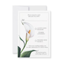 Boda de Lirio de Calla Blanco Marfil Elegante