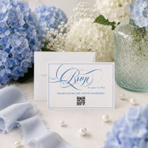 Boda de lujo minimalista en caligrafía azul