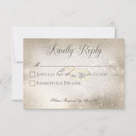 Tarjeta De Confirmación De Asistencia Boda de oro anota a Boda de oro