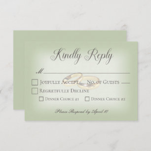 Tarjeta De Confirmación De Asistencia Boda de oro anota en Boda sabio