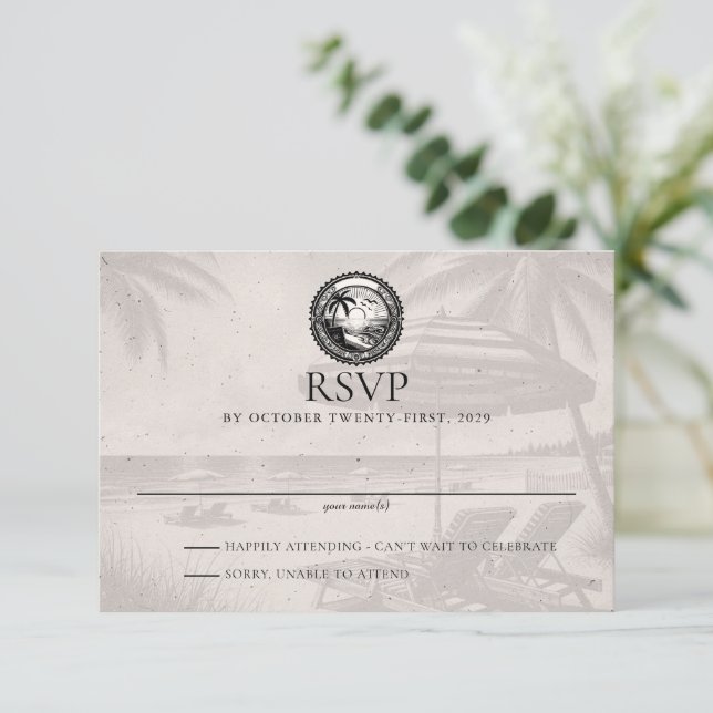 Tarjeta De Confirmación De Asistencia Boda de pasaporte de Costa Rica (Anverso de pie)