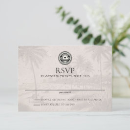 Tarjeta De Confirmación De Asistencia Boda de pasaporte de Florida