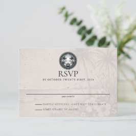 Tarjeta De Confirmación De Asistencia Boda de pasaporte de Hawái