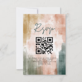 Tarjeta De Confirmación De Asistencia Boda de resumen de caída moderna simple