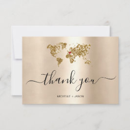 Tarjeta De Confirmación De Asistencia Boda Destino Passport World Map Gracias