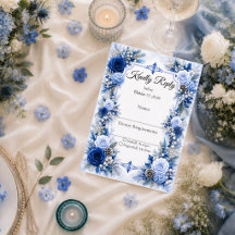 Boda Elegancia Azul Invernal Encantada