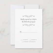 Boda elegante gris blanco clásico minimalista