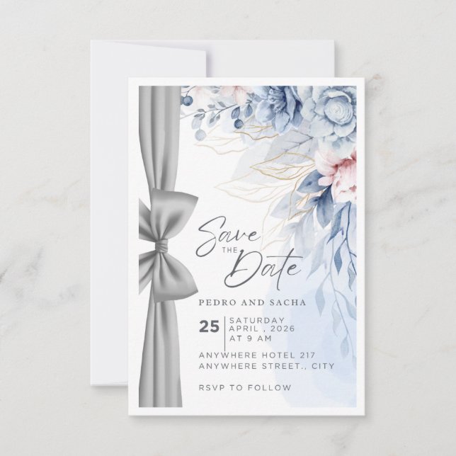 Tarjeta De Confirmación De Asistencia Boda Feliz (Anverso)