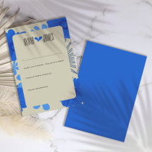 Boda floral azul romántico