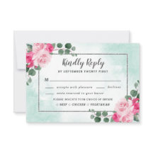 Boda floral color de agua verde para la elección d